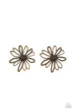 Load image into Gallery viewer, paparazzi-accessories-artisan-arbor-brass-post earrings