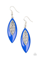 Load image into Gallery viewer, paparazzi-accessories-venetian-vanity-blue-earrings