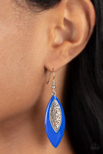 Load image into Gallery viewer, Venetian Vanity - Blue Earrings - Paparazzi Jewelry