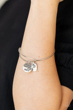Load image into Gallery viewer, Come What May and Love It - White Bracelet - Paparazzi Jewelry