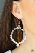 Load image into Gallery viewer, Thai Treasures - White Earrings - Paparazzi Jewelry