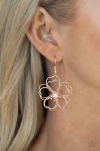 Load image into Gallery viewer, Petal Power - Rose Gold Earrings - Paparazzi Jewelry