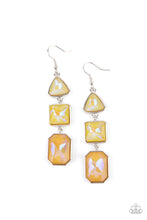 Load image into Gallery viewer, paparazzi-accessories-cosmic-culture-yellow-earrings