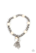 Load image into Gallery viewer, paparazzi-accessories-whimsically-wanderlust-white-bracelet