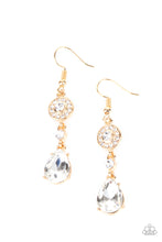 Load image into Gallery viewer, paparazzi-accessories-graceful-glimmer-gold-earrings
