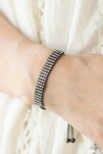 Load image into Gallery viewer, A DIAMOND a Dozen - Black Bracelet - Paparazzi Jewelry