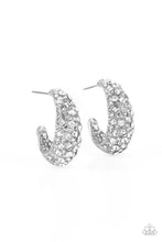 Load image into Gallery viewer, paparazzi-accessories-glamorously-glimmering-white-earrings