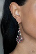 Load image into Gallery viewer, Casablanca Charisma - Red Earrings - Paparazzi Jewelry