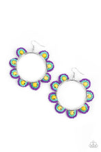 Load image into Gallery viewer, paparazzi-accessories-groovy-gardens-yellow-earrings
