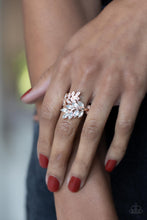Load image into Gallery viewer, Glowing Gardenista - Rose Gold Ring - Paparazzi Jewelry