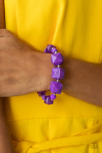 Load image into Gallery viewer, Trendsetting Tourist - Purple Bracelet - Paparazzi Jewelry