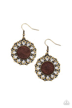 Load image into Gallery viewer, paparazzi-accessories-farmhouse-fashionista-brass-earrings