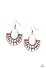 Load image into Gallery viewer, paparazzi-accessories-solar-surge-copper-earrings