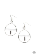 Load image into Gallery viewer, paparazzi-accessories-free-bird-freedom-white-earrings
