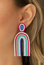 Load image into Gallery viewer, Rainbow Remedy - Multi Post Earrings - Paparazzi Jewelry