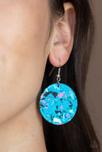 Load image into Gallery viewer, Tenaciously Terrazzo - Blue Earrings - Paparazzi Jewelry