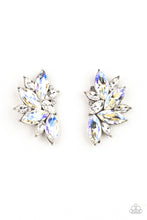 Load image into Gallery viewer, paparazzi-accessories-instant-iridescence-white-post earrings