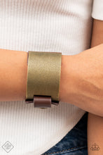 Load image into Gallery viewer, Studded Synchronism - Brass Bracelet - Paparazzi Jewelry