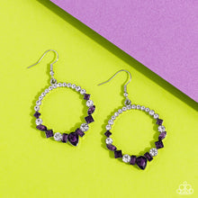 Load image into Gallery viewer, Revolutionary Refinement - Purple Earrings - Paparazzi Jewelry
