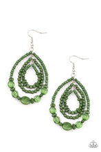 Load image into Gallery viewer, paparazzi-accessories-prana-party-green-earrings