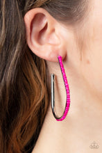 Load image into Gallery viewer, Beaded Bauble - Pink Earrings - Paparazzi Jewelry