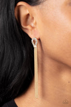 Load image into Gallery viewer, Dallas Debutante - Gold Post Earrings - Paparazzi Jewelry