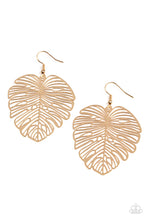 Load image into Gallery viewer, paparazzi-accessories-palm-palmistry-gold-earrings