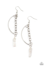 Load image into Gallery viewer, paparazzi-accessories-yin-to-my-yang-white-earrings