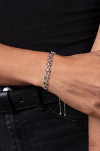 Load image into Gallery viewer, Slide On Over - Silver Bracelet - Paparazzi Jewelry