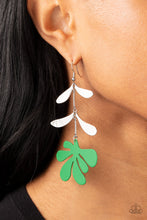 Load image into Gallery viewer, Palm Beach Bonanza - Green Earrings - Paparazzi Jewelry