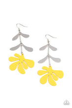 Load image into Gallery viewer, paparazzi-accessories-palm-beach-bonanza-yellow-earrings