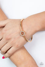 Load image into Gallery viewer, Center COUTURE - Gold Bracelet - Paparazzi Jewelry