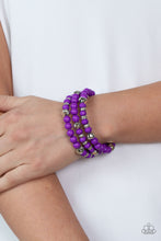 Load image into Gallery viewer, Vibrant Verve - Purple Bracelet - Paparazzi Jewelry