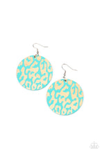Load image into Gallery viewer, paparazzi-accessories-catwalk-safari-blue-earrings