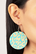Load image into Gallery viewer, Catwalk Safari - Blue Earrings - Paparazzi Jewelry