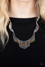 Load image into Gallery viewer, paparazzi-accessories-mixed-metal-mecca-silver-necklace