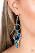 Load image into Gallery viewer, Dizzyingly Dreamy - Blue Earrings - Paparazzi Jewelry