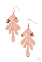 Load image into Gallery viewer, paparazzi-accessories-a-frond-farewell-copper-earrings
