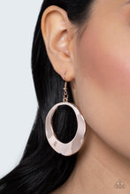 Load image into Gallery viewer, Urban Eclipse - Rose Gold Earrings - Paparazzi Jewelry