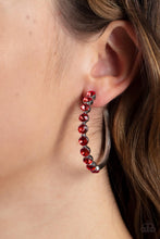 Load image into Gallery viewer, Photo Finish - Red Earrings - Paparazzi Jewelry