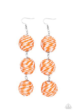 Load image into Gallery viewer, paparazzi-accessories-laguna-lanterns-orange-earrings