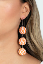 Load image into Gallery viewer, Laguna Lanterns - Orange Earrings - Paparazzi Jewelry