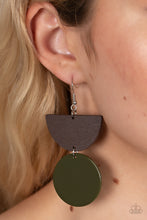 Load image into Gallery viewer, Beach Bistro - Green Earrings - Paparazzi Jewelry