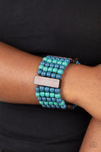 Load image into Gallery viewer, Island Soul - Blue Bracelet - Paparazzi Jewelry