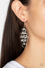 Load image into Gallery viewer, Head Rush - White Earrings - Paparazzi Jewelry