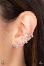 Load image into Gallery viewer, Clamoring Constellations - White Post Earrings - Paparazzi Jewelry