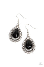 Load image into Gallery viewer, paparazzi-accessories-divinely-duchess-black-earrings