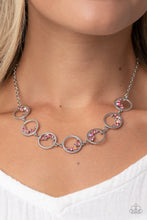 Load image into Gallery viewer, Blissfully Bubbly - Pink Necklace - Paparazzi Jewelry