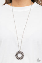 Load image into Gallery viewer, Wintry Wreath - Purple Necklace - Paparazzi Jewelry