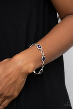 Load image into Gallery viewer, Timelessly Teary - Purple Bracelet - Paparazzi Jewelry